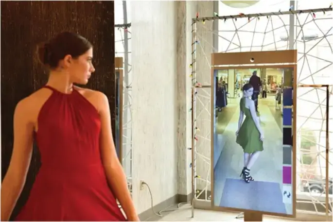 Smart mirror boosting customer engagement in retail