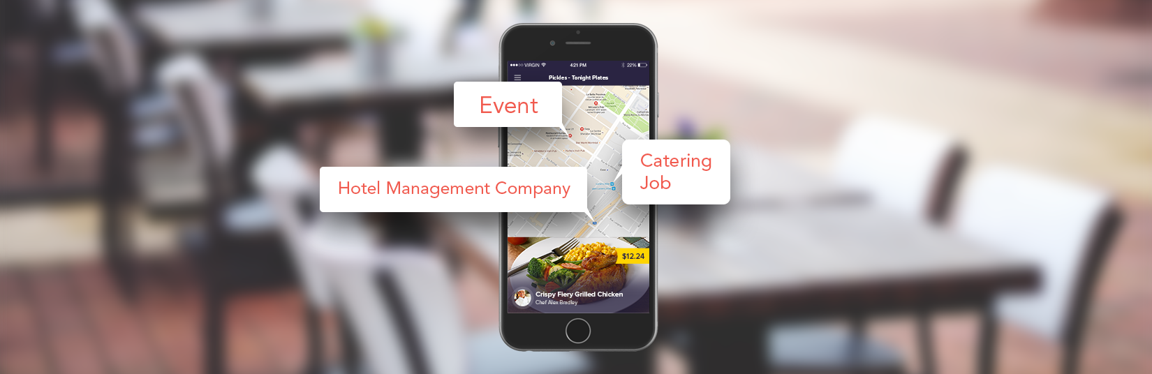 catering app development