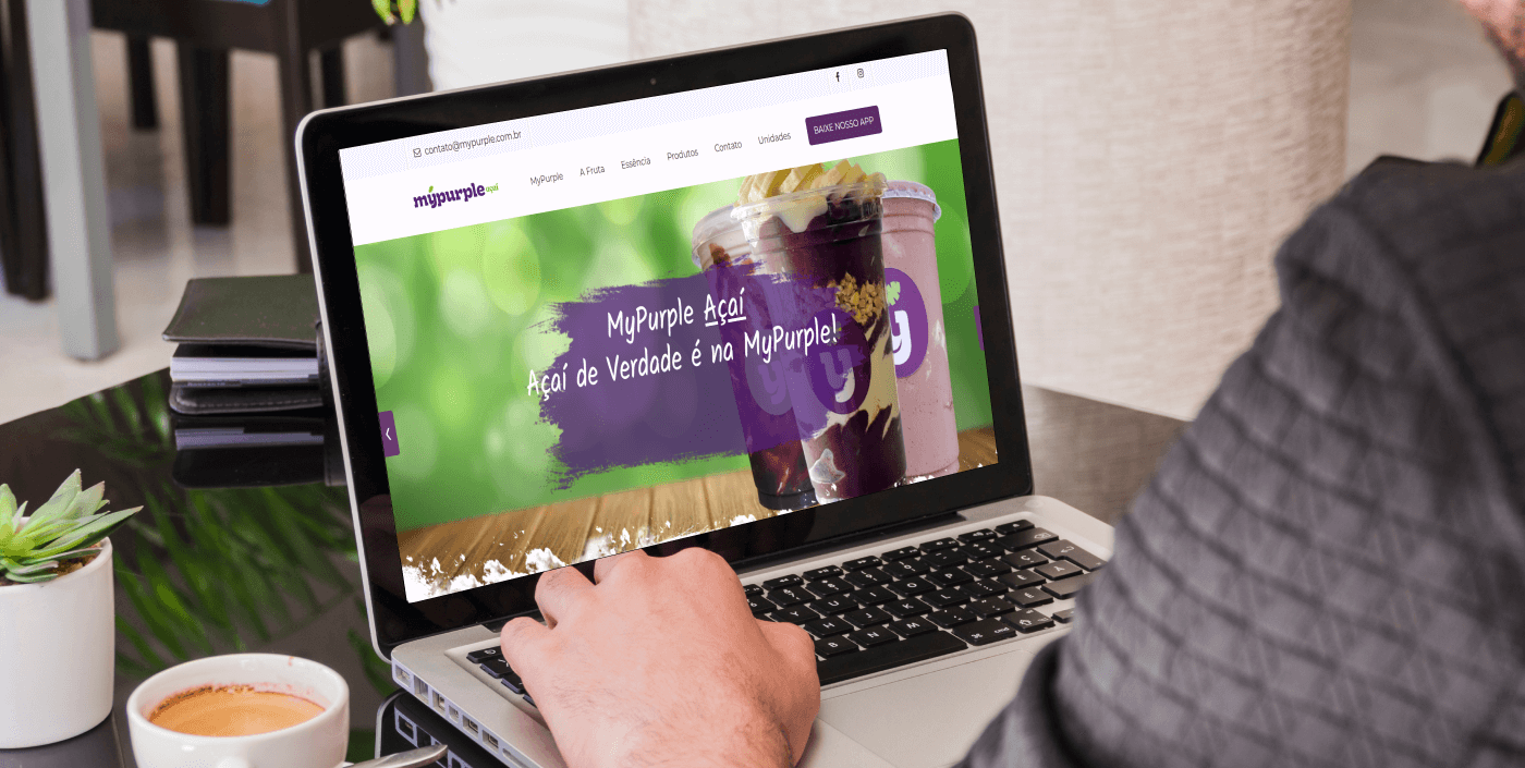My purple website